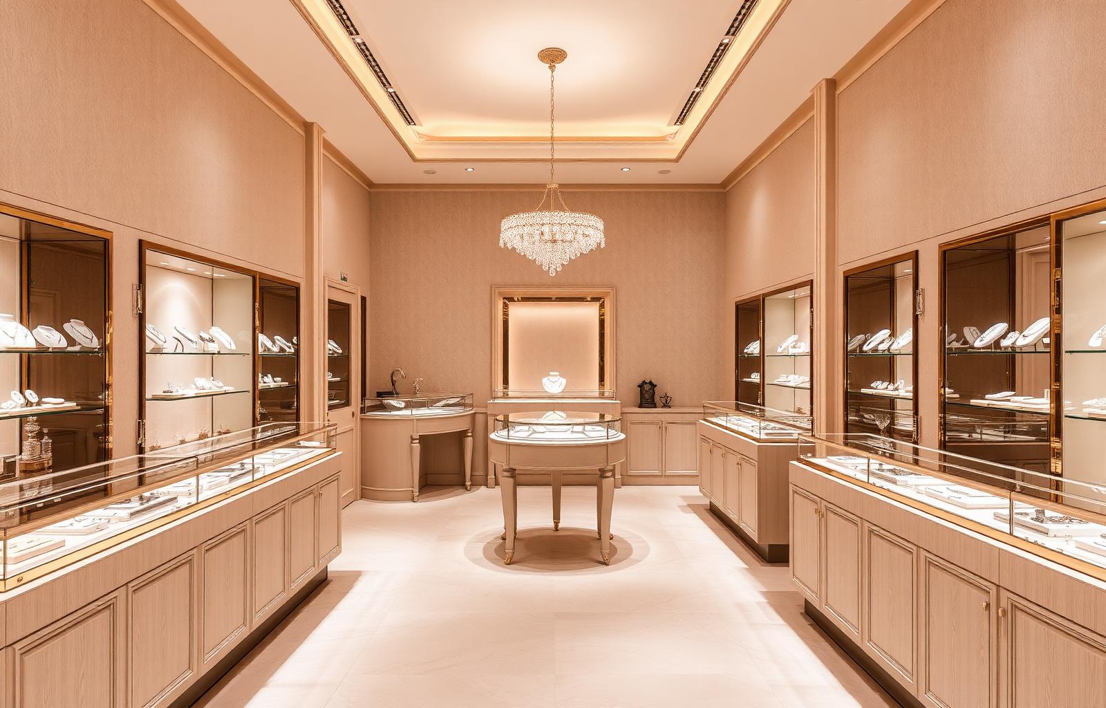 Jewelry store interior